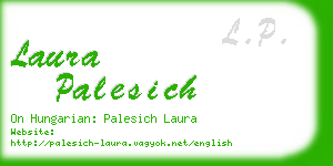 laura palesich business card